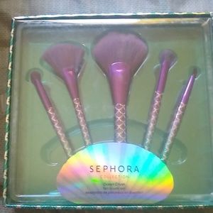 Sephora collection ocean crush fan brush set